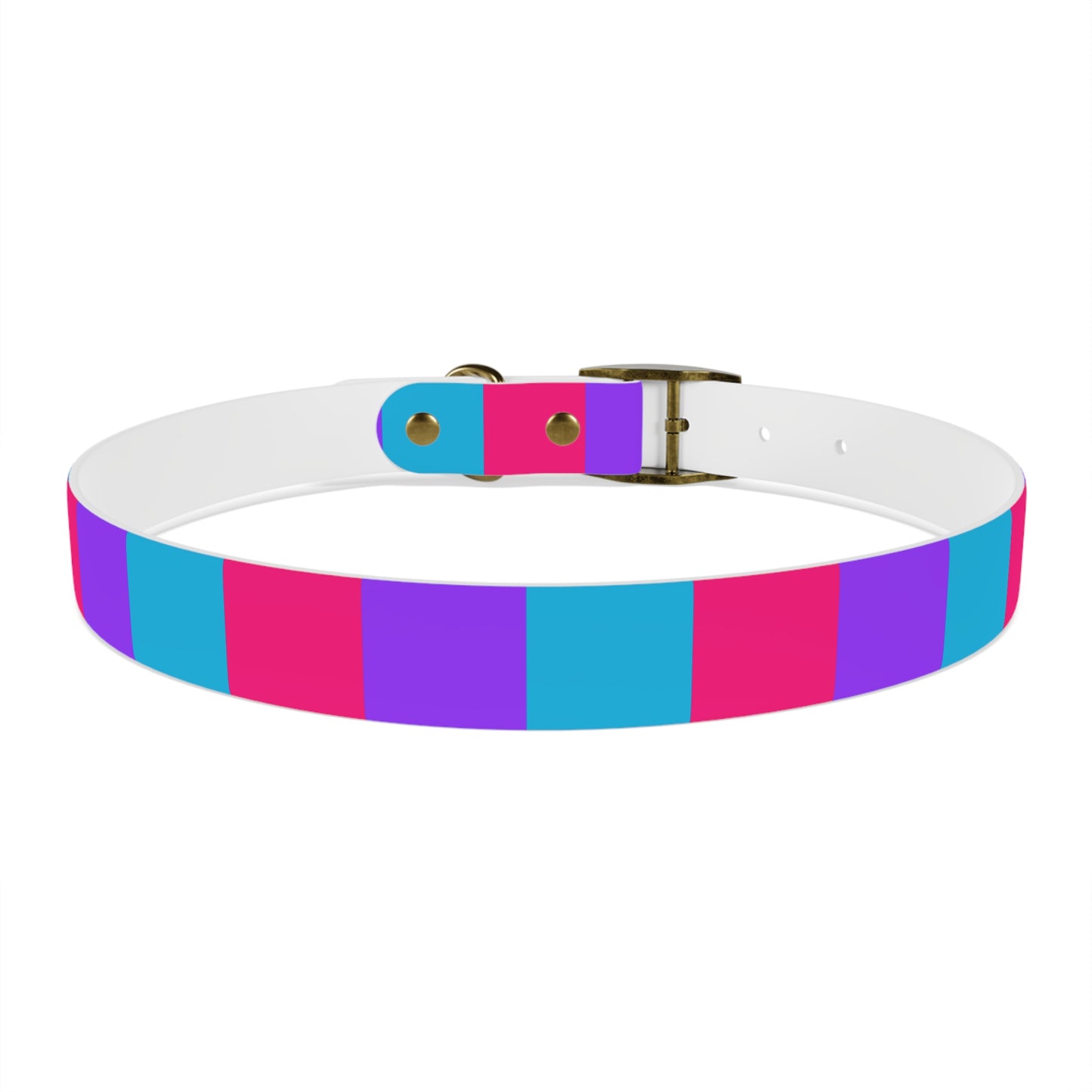 Androgyne Pride Flag Dog Collar