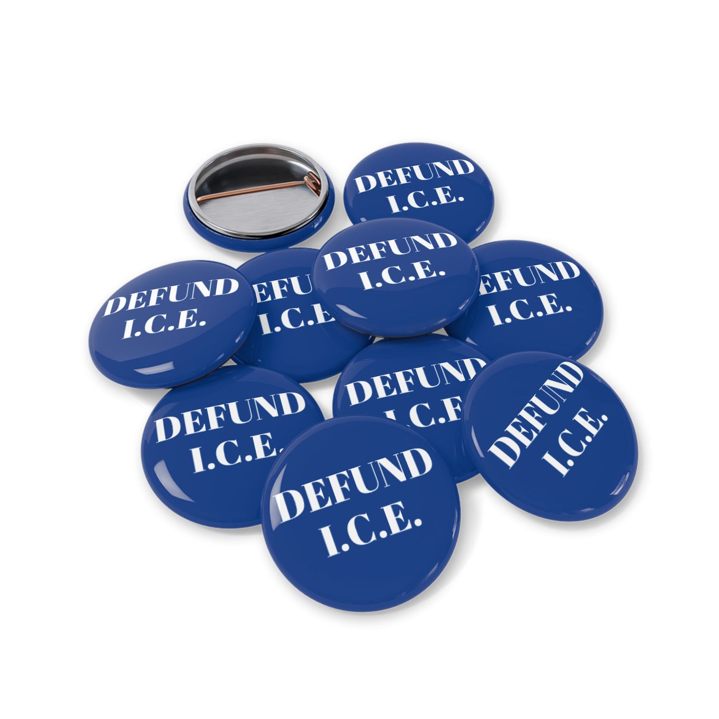 Defund I.C.E. Round Pins