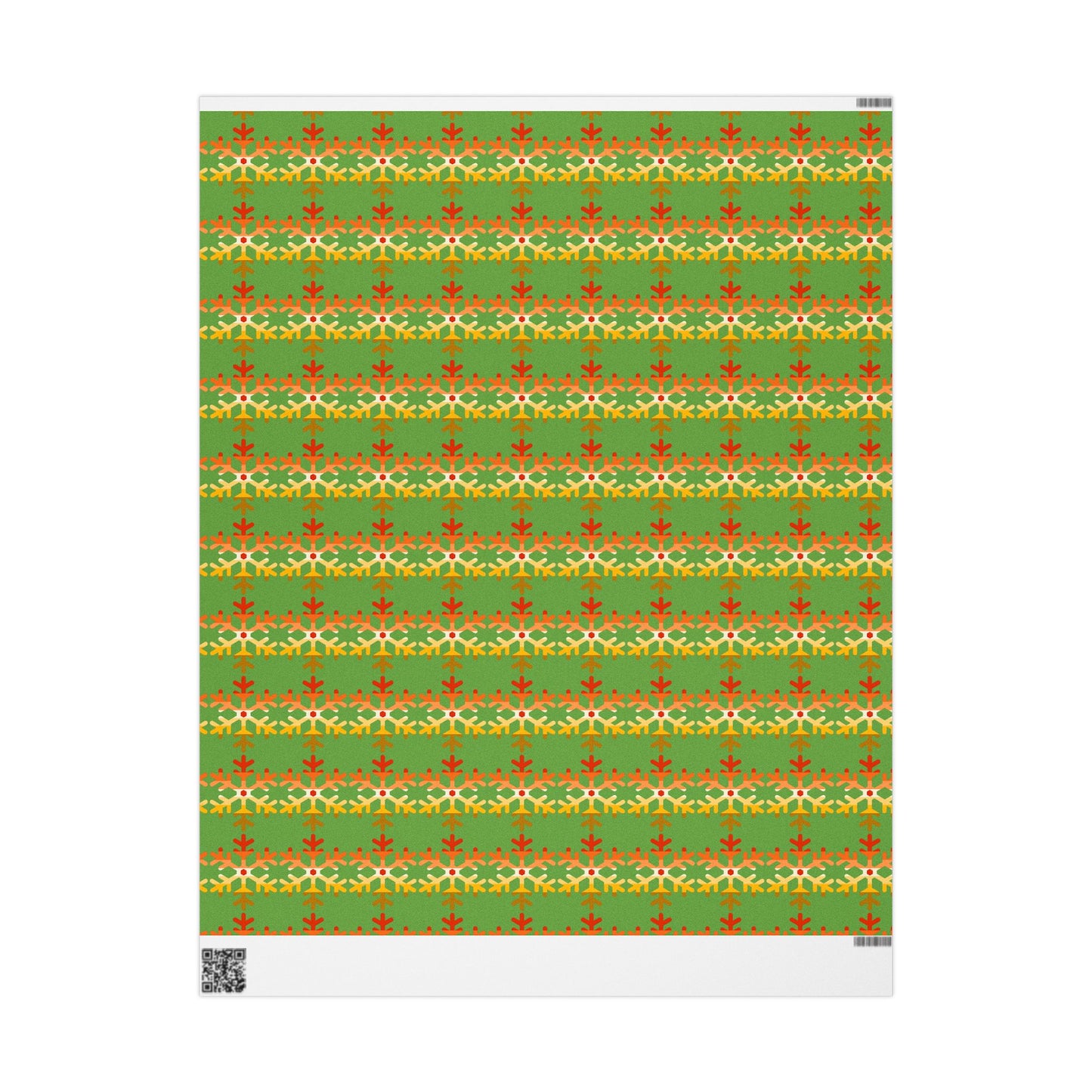 Butch Pride Flag (Mod Q) Snowflake Wrapping Paper - Multiple Sizes/Finishes