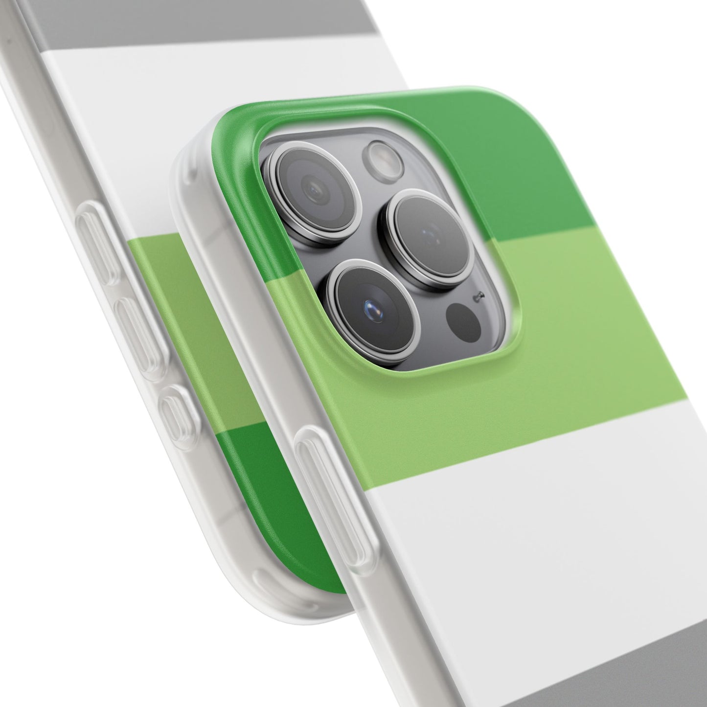 Aromantic Pride Flag iPhone Flexi Case - Multiple Generations