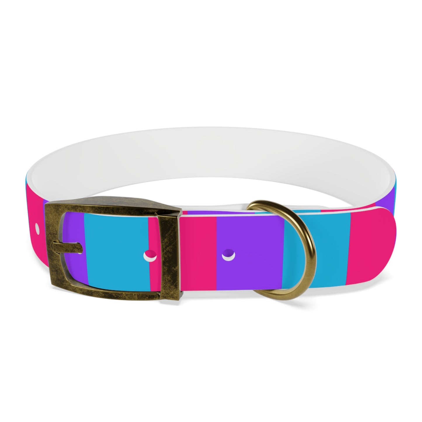 Androgyne Pride Flag Dog Collar