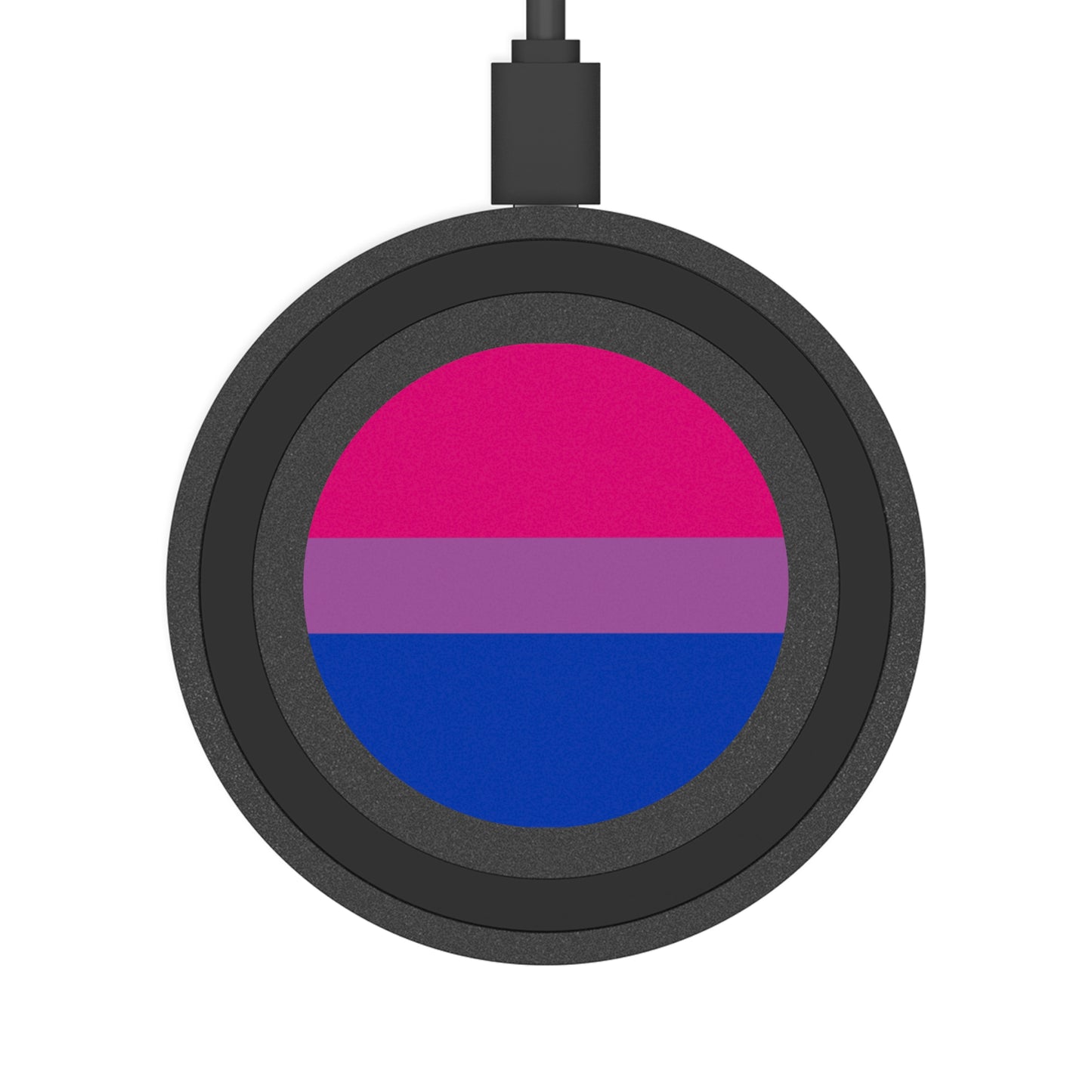 Bisexual Pride Flag Wireless Charger