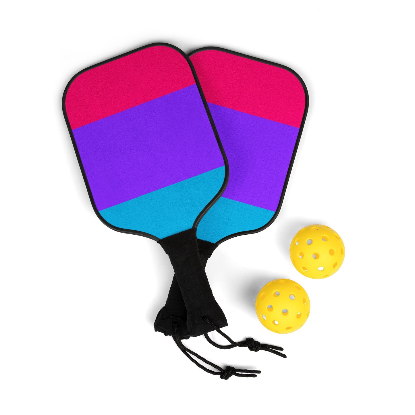 Androgyne Pride Flag Pickleball Paddle Set