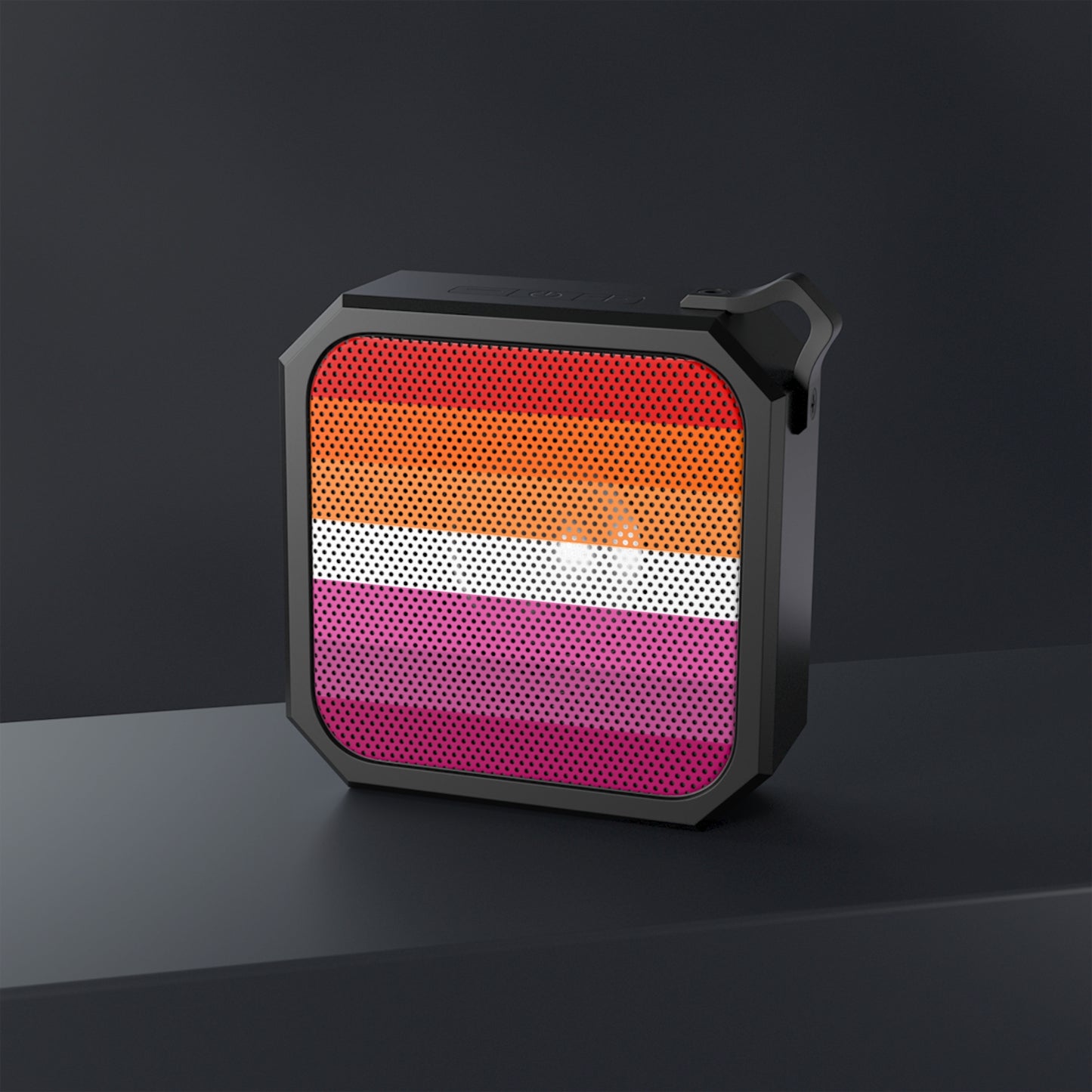 Lesbian Pride Flag Outdoor Bluetooth Speaker