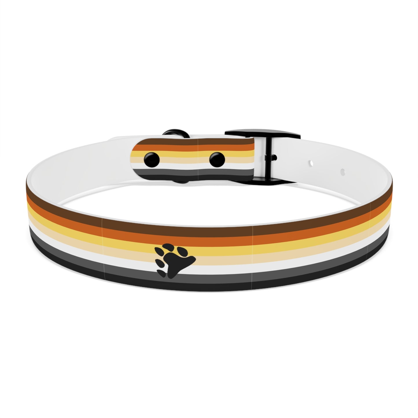 Bear Pride Flag Dog Collar