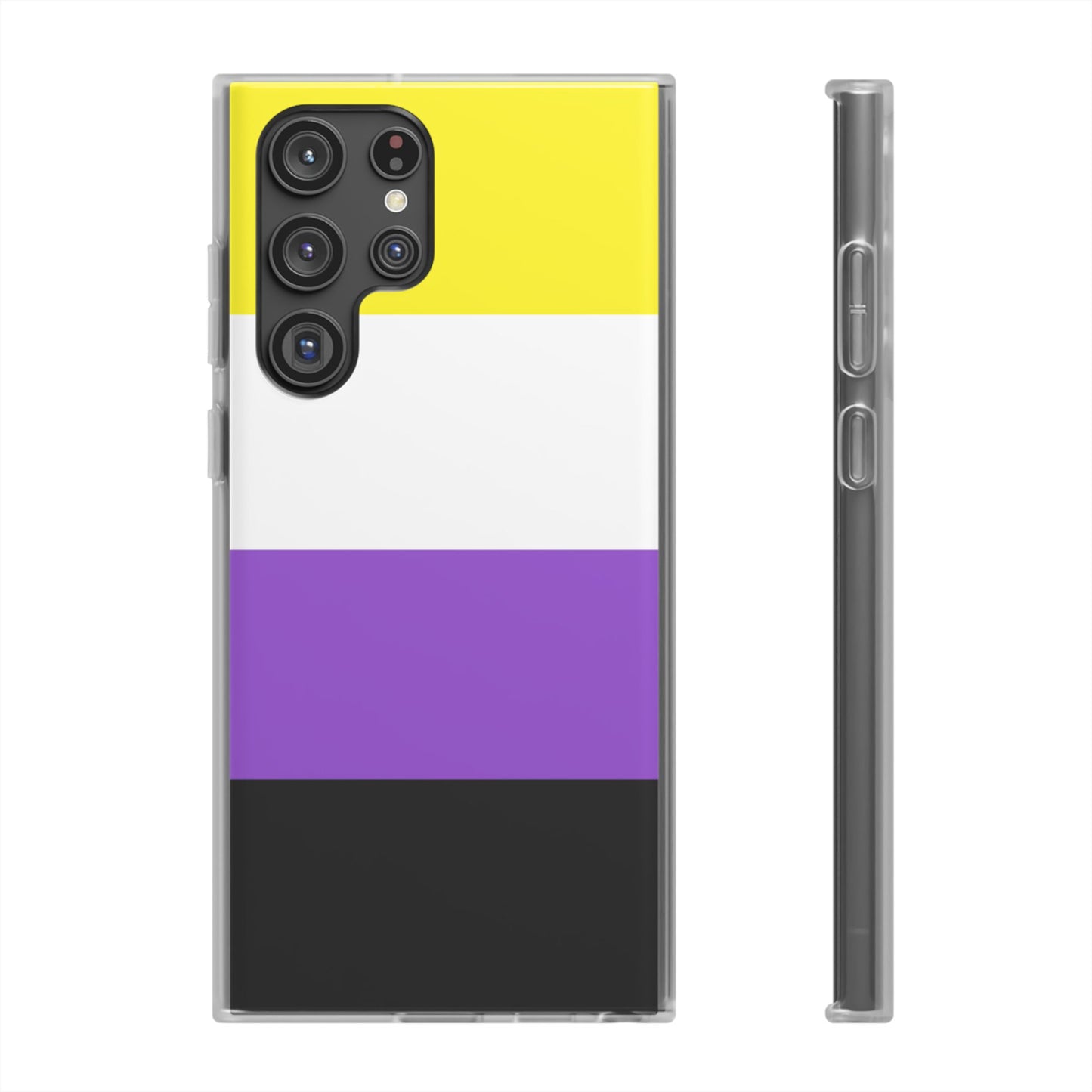 Non-Binary Pride Flag Samsung Flexi Case - Multiple Generations