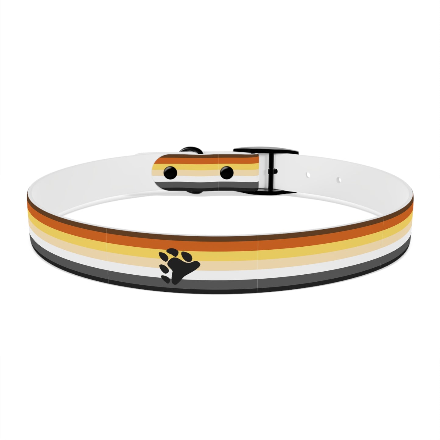 Bear Pride Flag Dog Collar