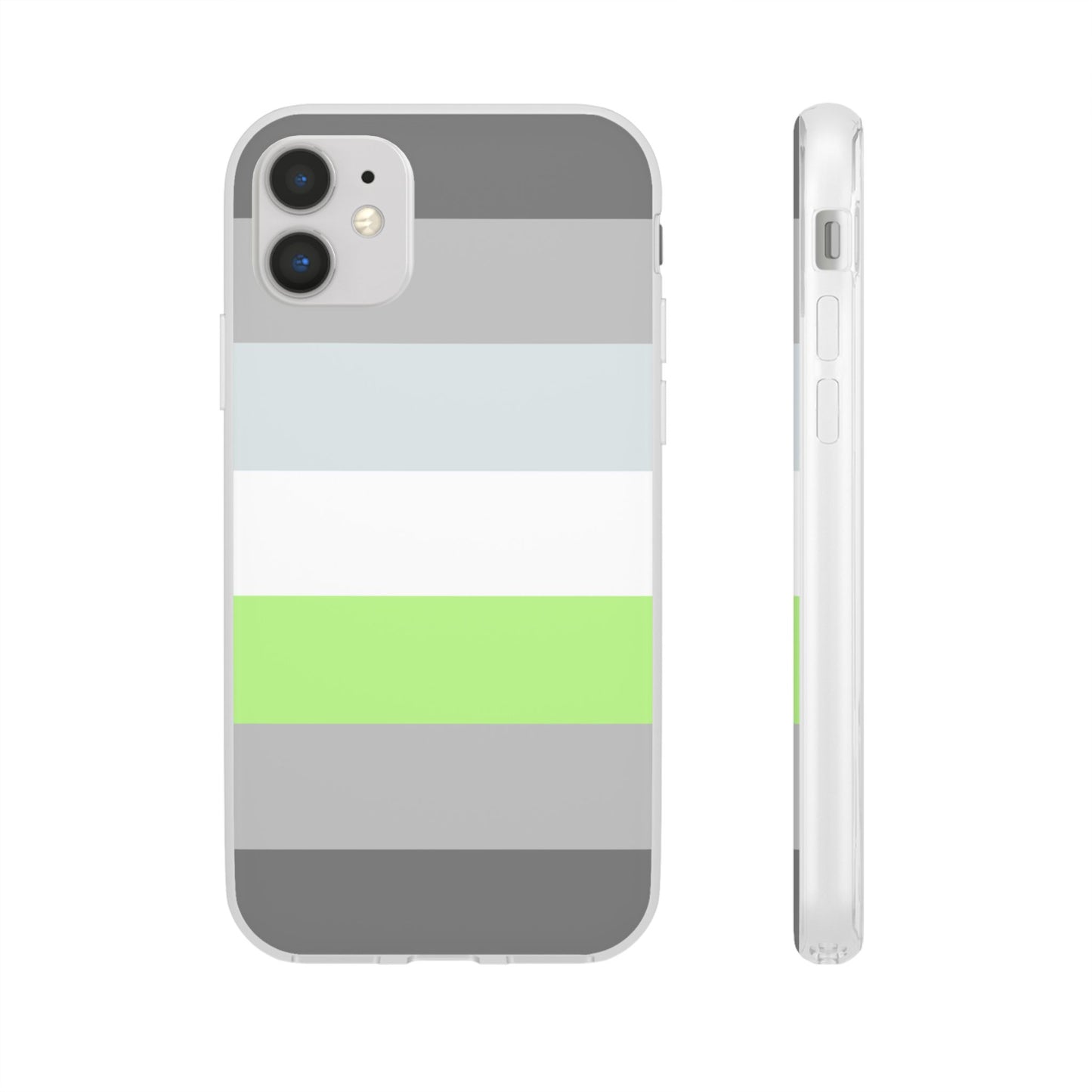 Demiagender Pride Flag iPhone Flexi Case - Multiple Generations