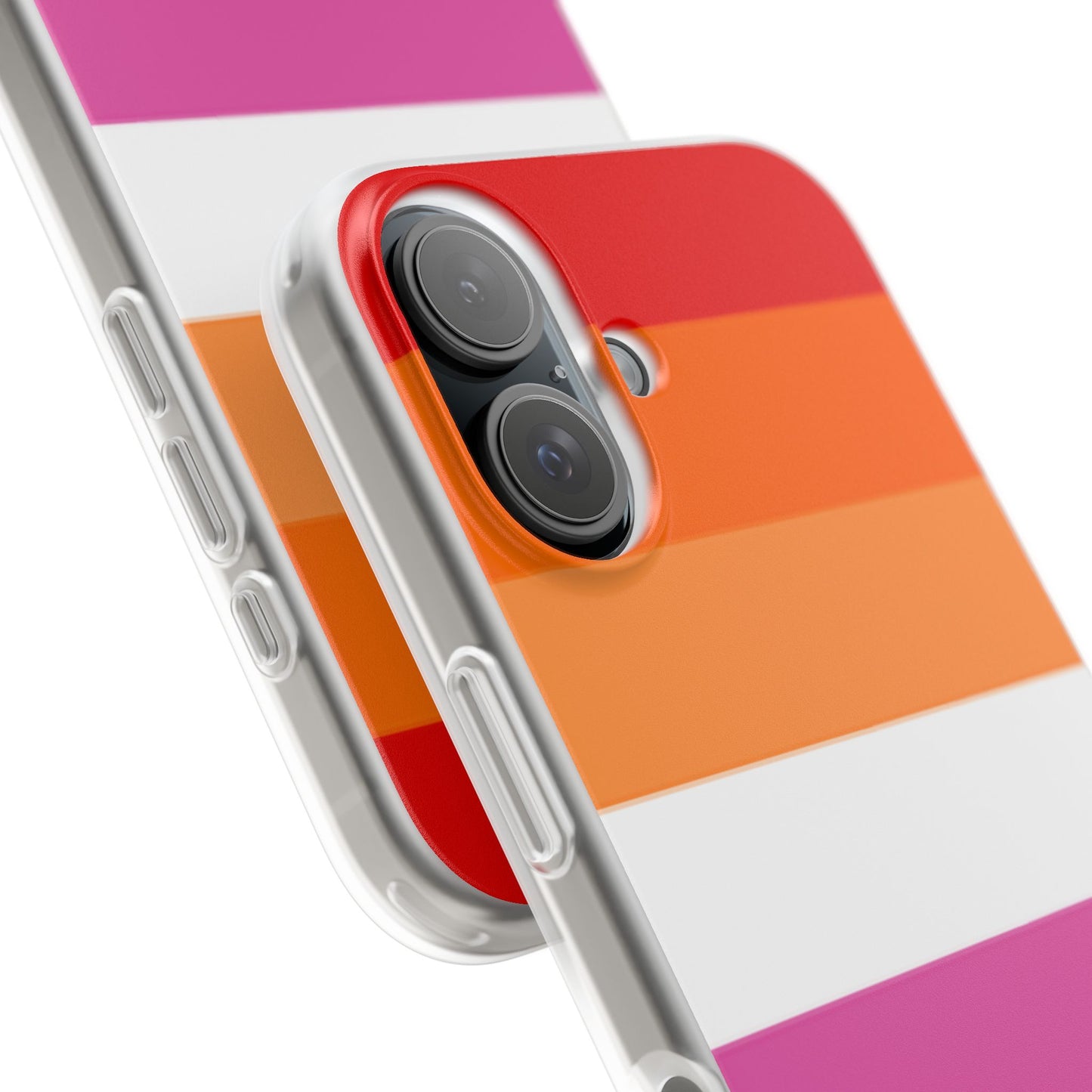 Lesbian Pride Flag iPhone Flexi Case - Multiple Generations