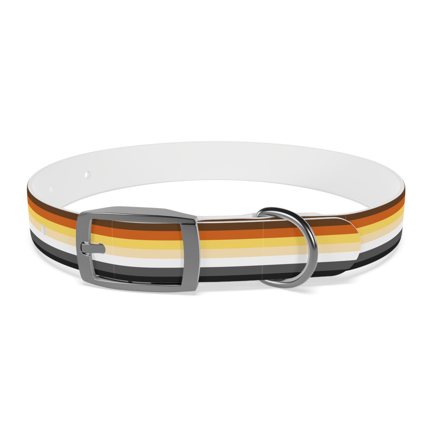 Bear Pride Flag Dog Collar