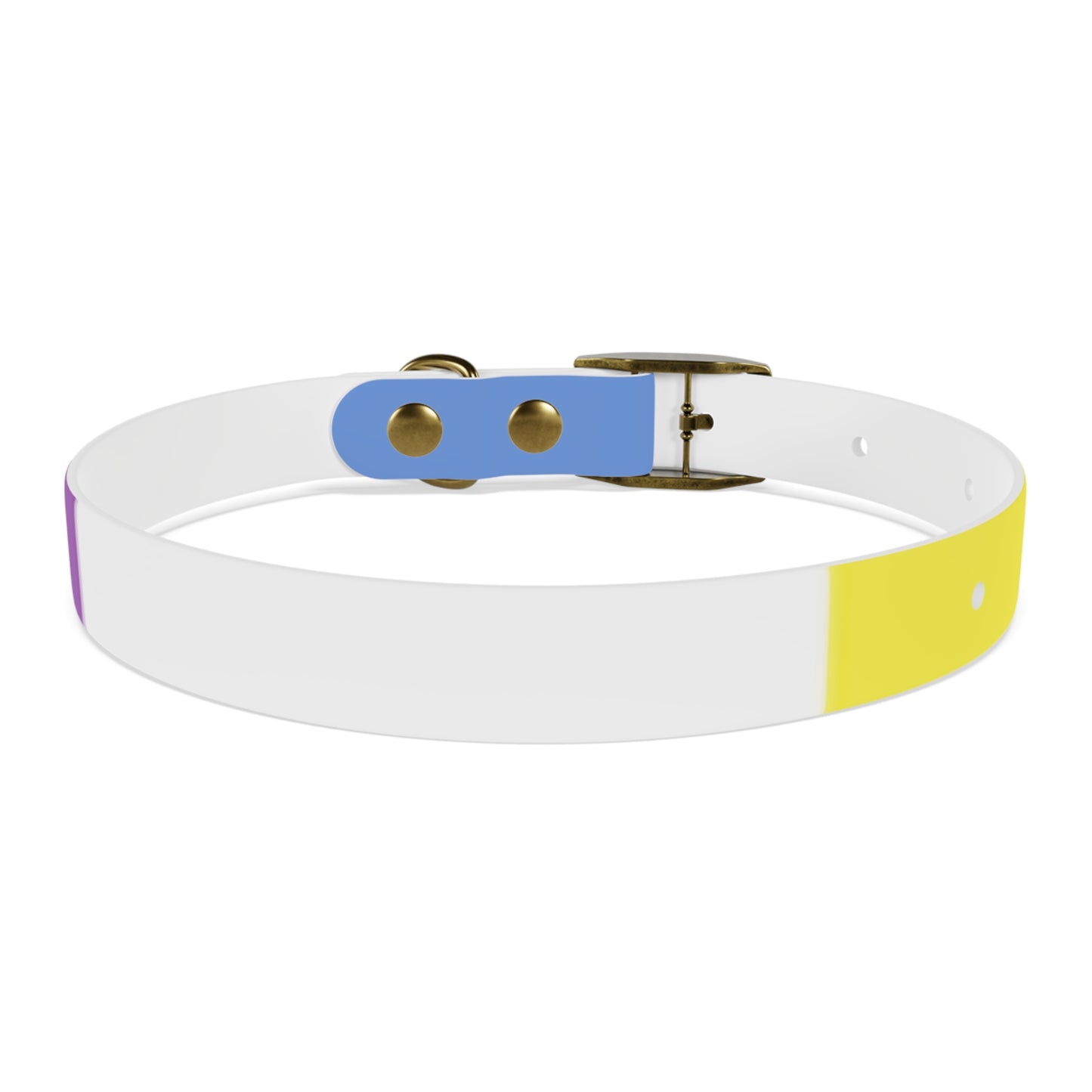 Bigender Pride Flag Dog Collar