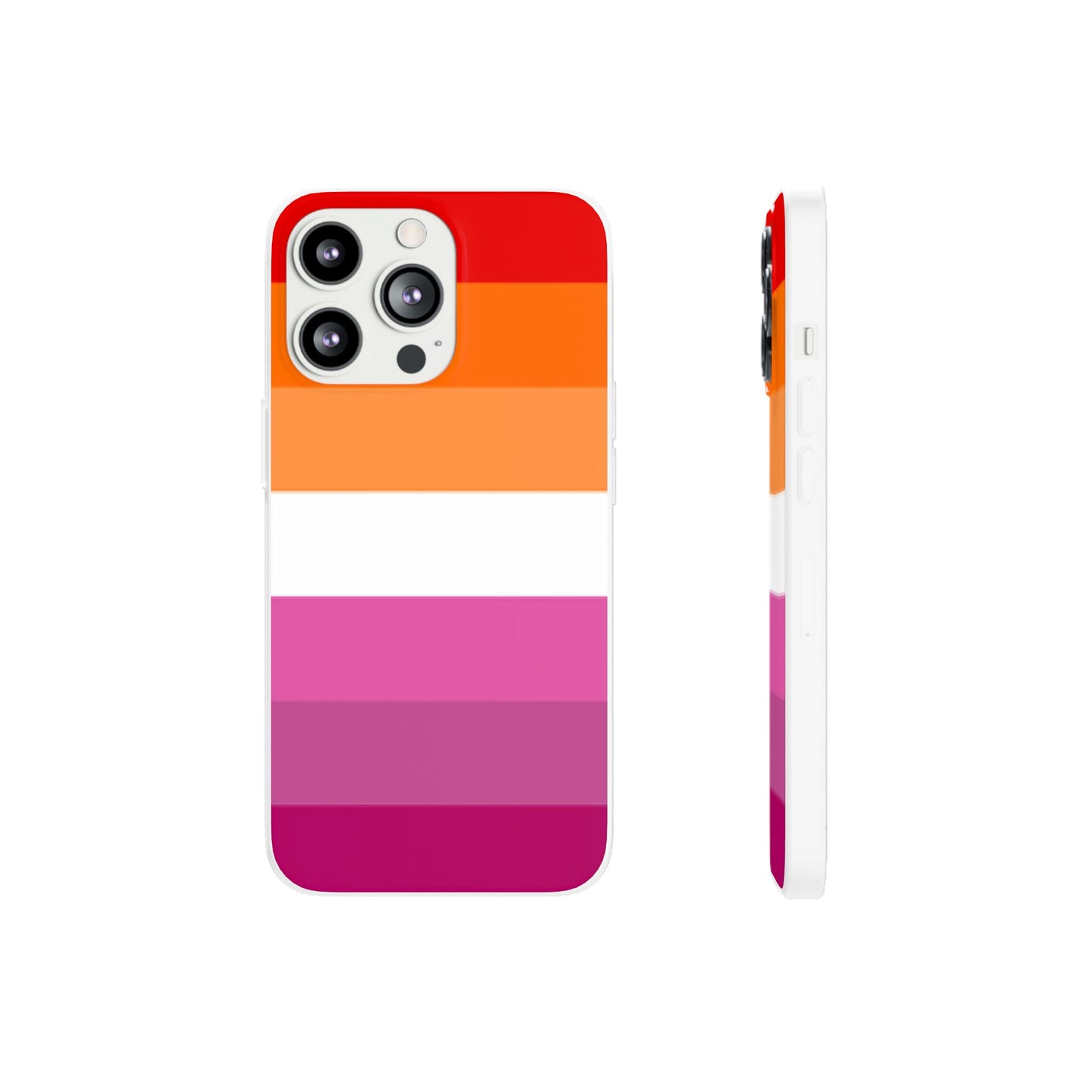 Lesbian Pride Flag iPhone Flexi Case - Multiple Generations