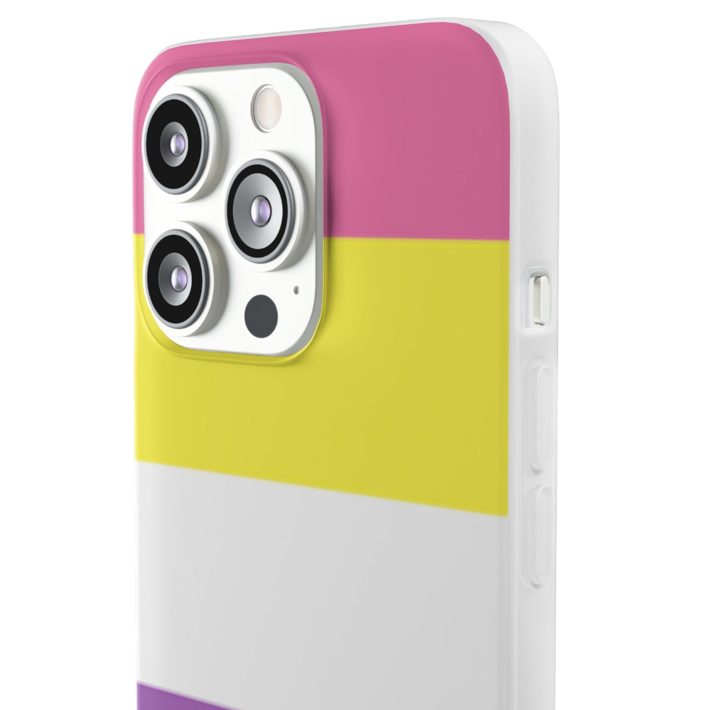 Bigender Pride Flag iPhone Flexi Case - Multiple Generations