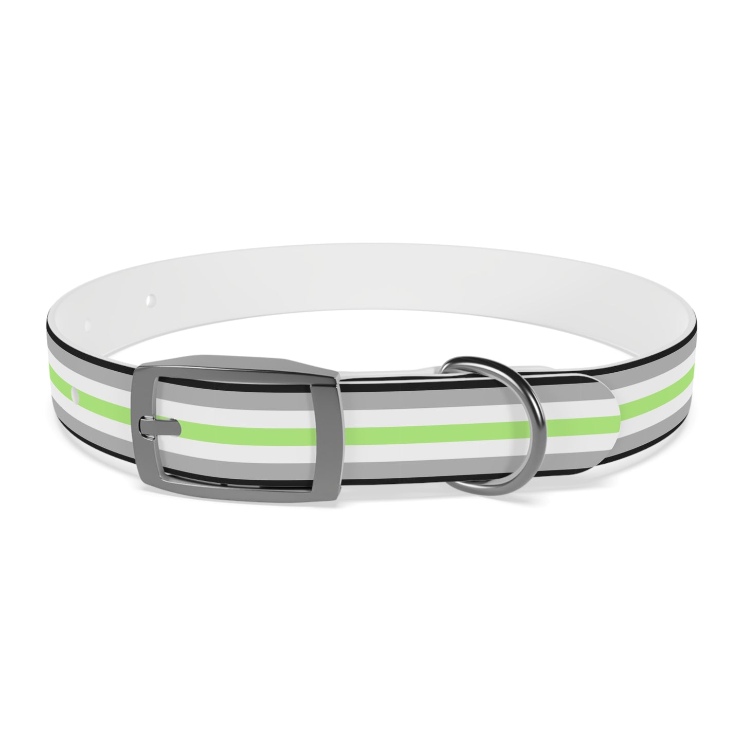 Agender Pride Flag Dog Collar