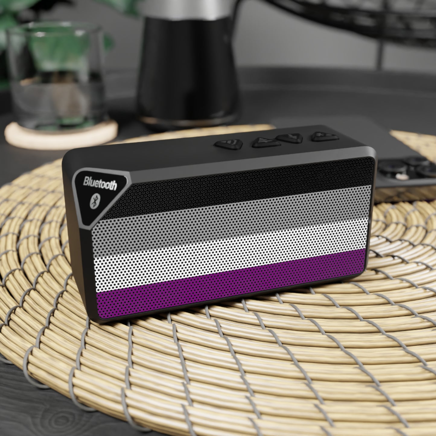 Asexual Pride Flag Bluetooth Speaker