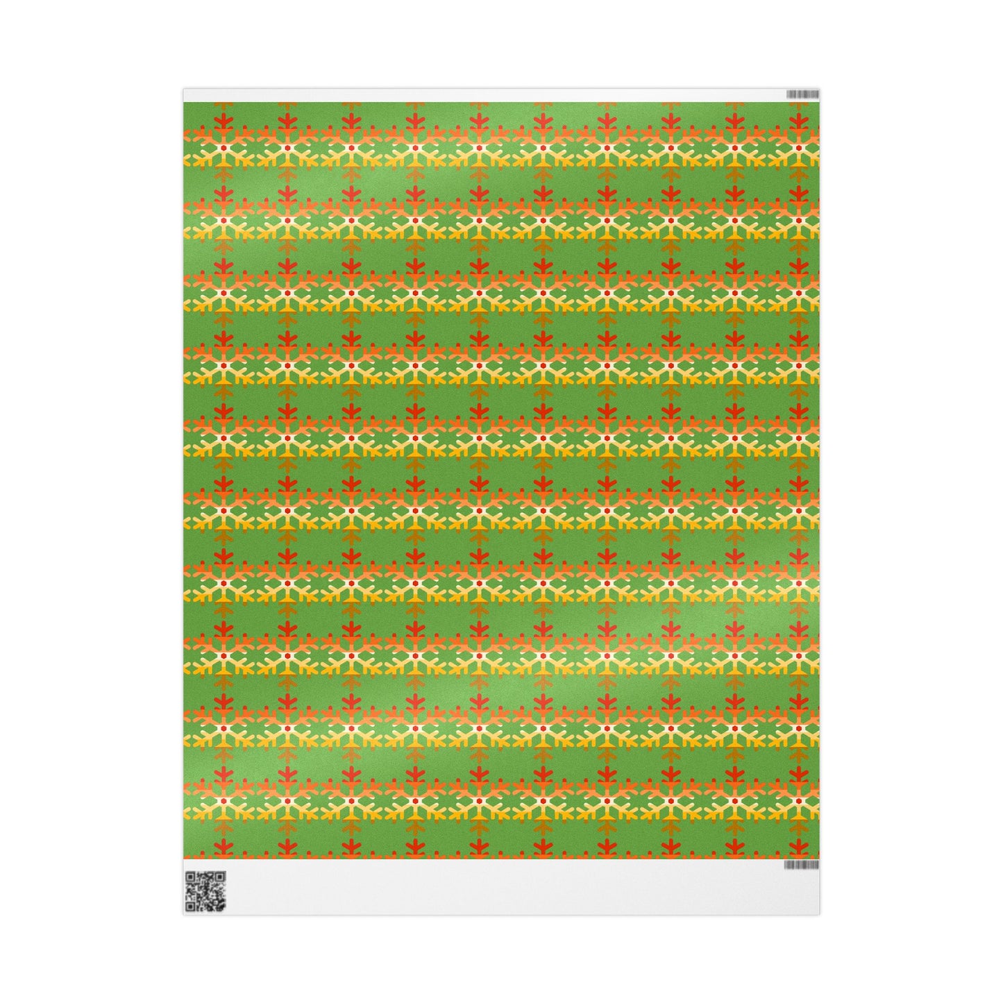 Butch Pride Flag (Mod Q) Snowflake Wrapping Paper - Multiple Sizes/Finishes