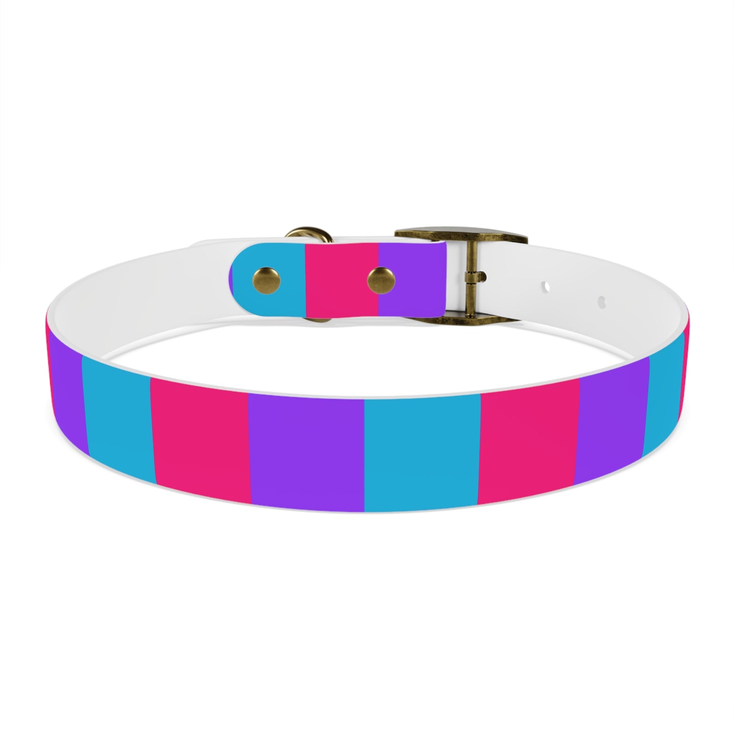 Androgyne Pride Flag Dog Collar