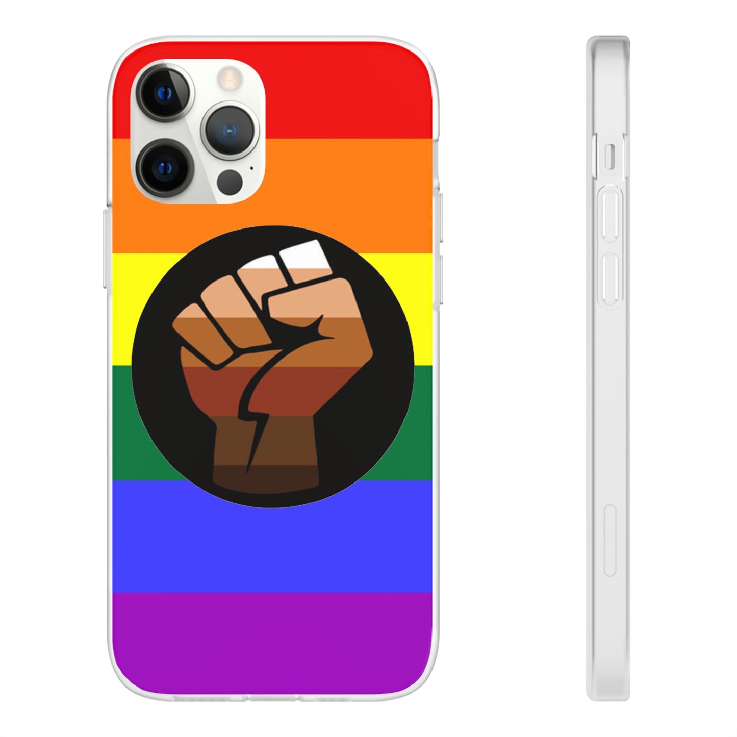 QPOC Pride Flag iPhone Flexi Case - Multiple Generations