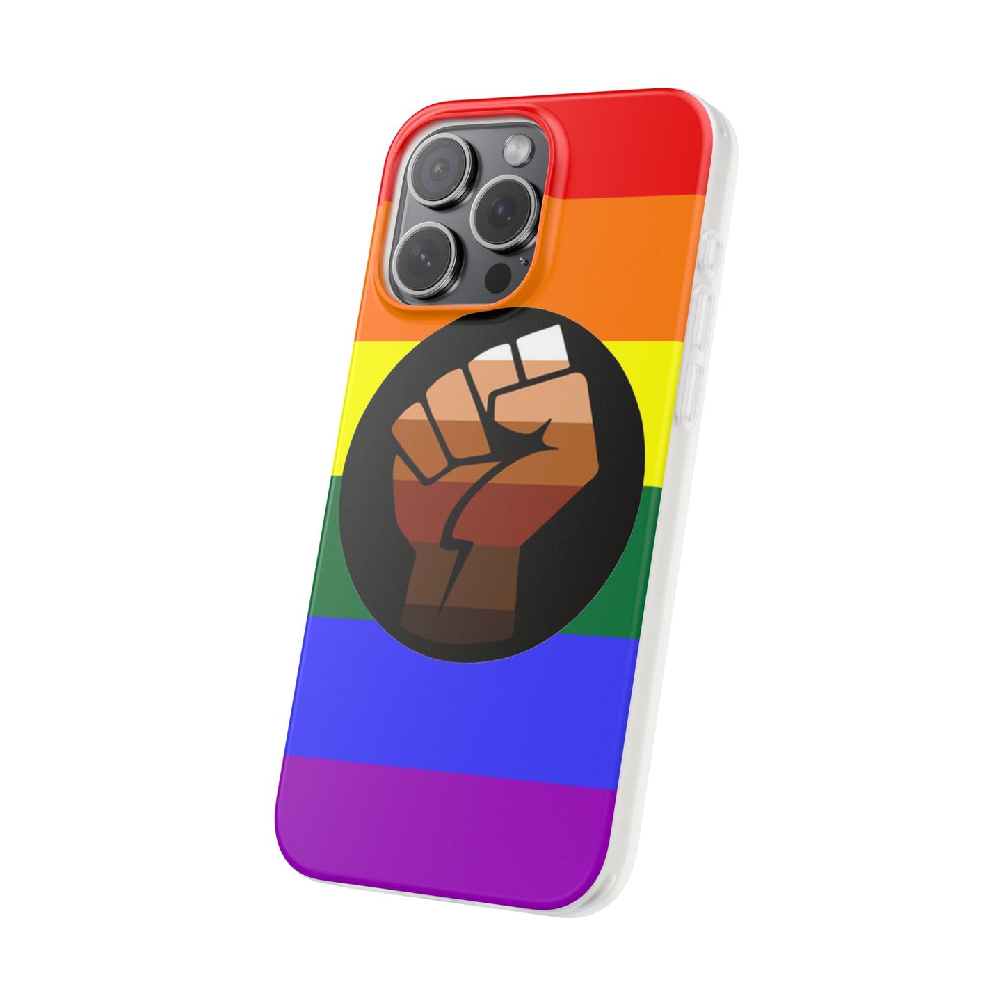 QPOC Pride Flag iPhone Flexi Case - Multiple Generations