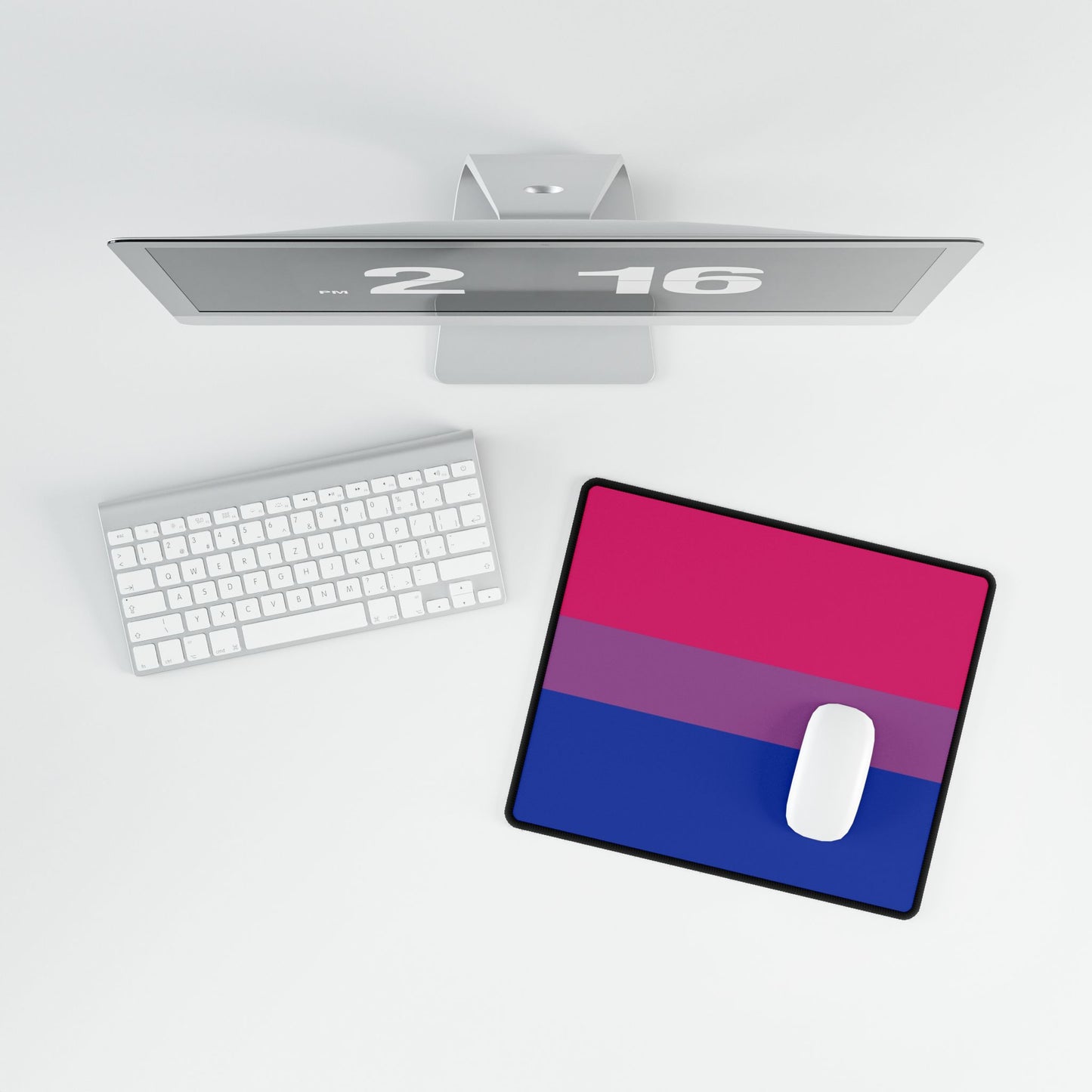 Bisexual Pride Flag Desk Mat