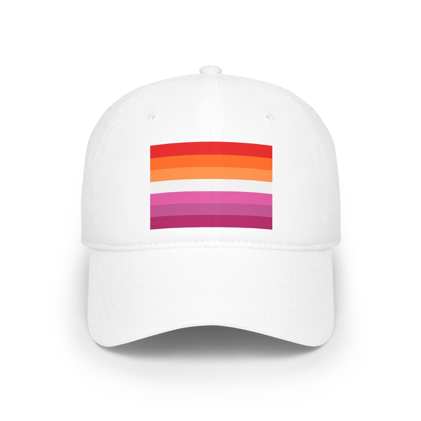 Lesbian Pride Flag Low Profile Baseball Cap