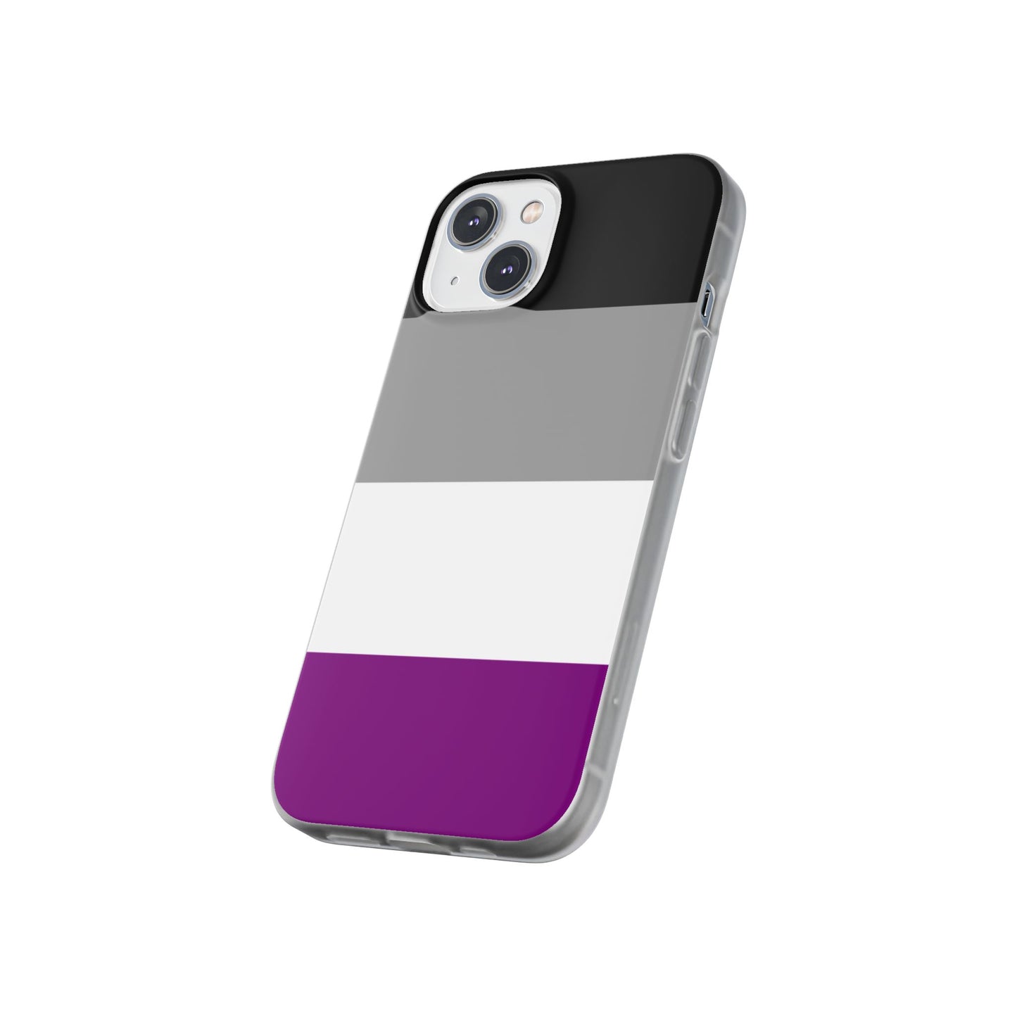 Asexual Pride Flag iPhone Flexi Case - Multiple Generations