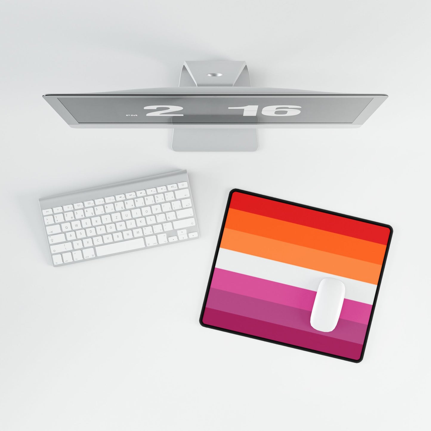 Lesbian Pride Flag Desk Mat