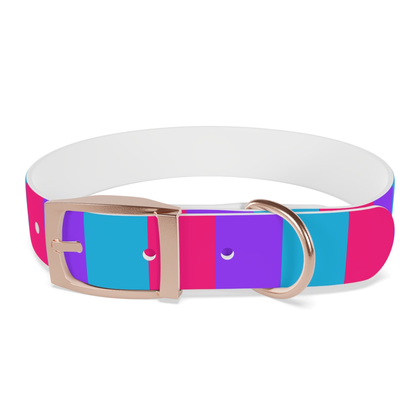 Androgyne Pride Flag Dog Collar