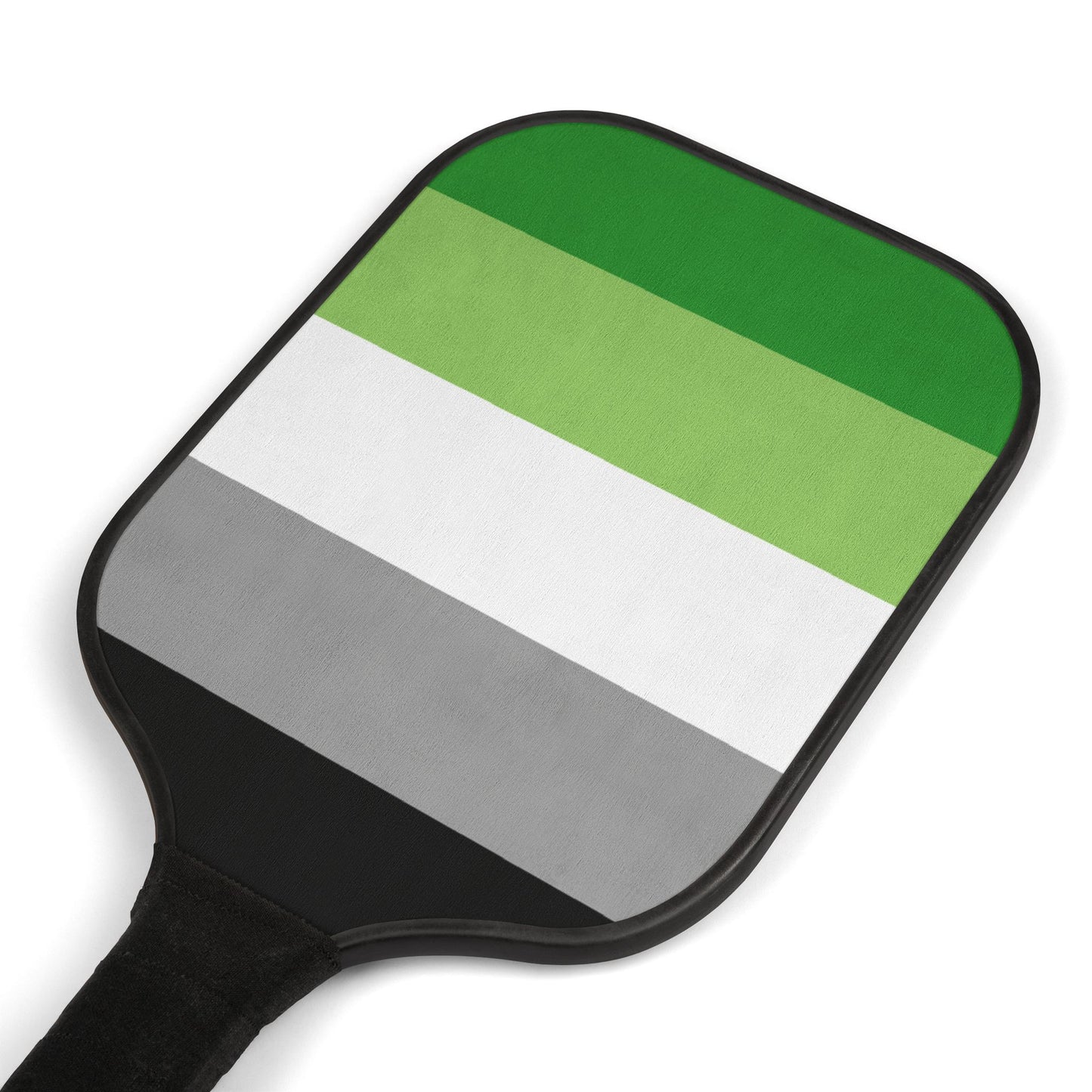 Aromantic Pride Flag Pickleball Paddle Set