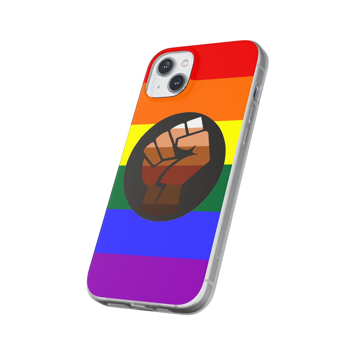 QPOC Pride Flag iPhone Flexi Case - Multiple Generations