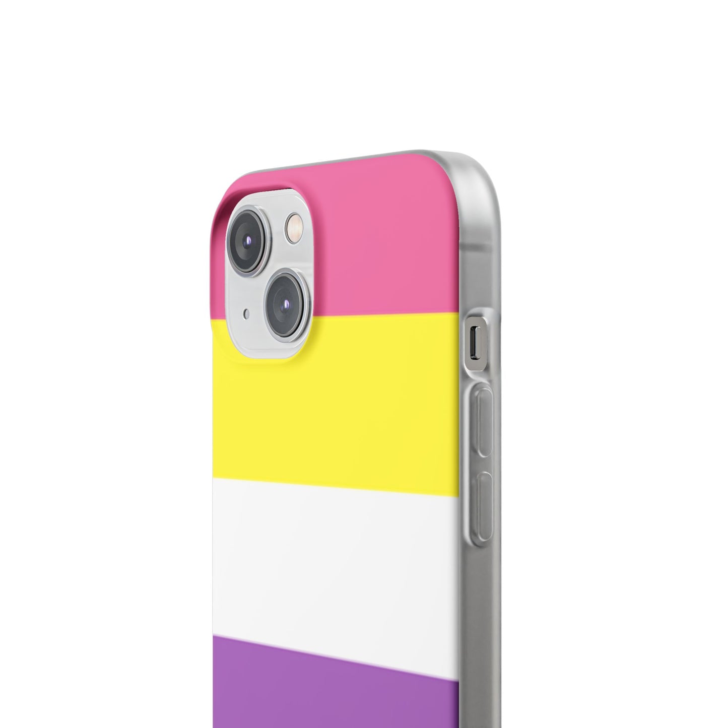 Bigender Pride Flag iPhone Flexi Case - Multiple Generations