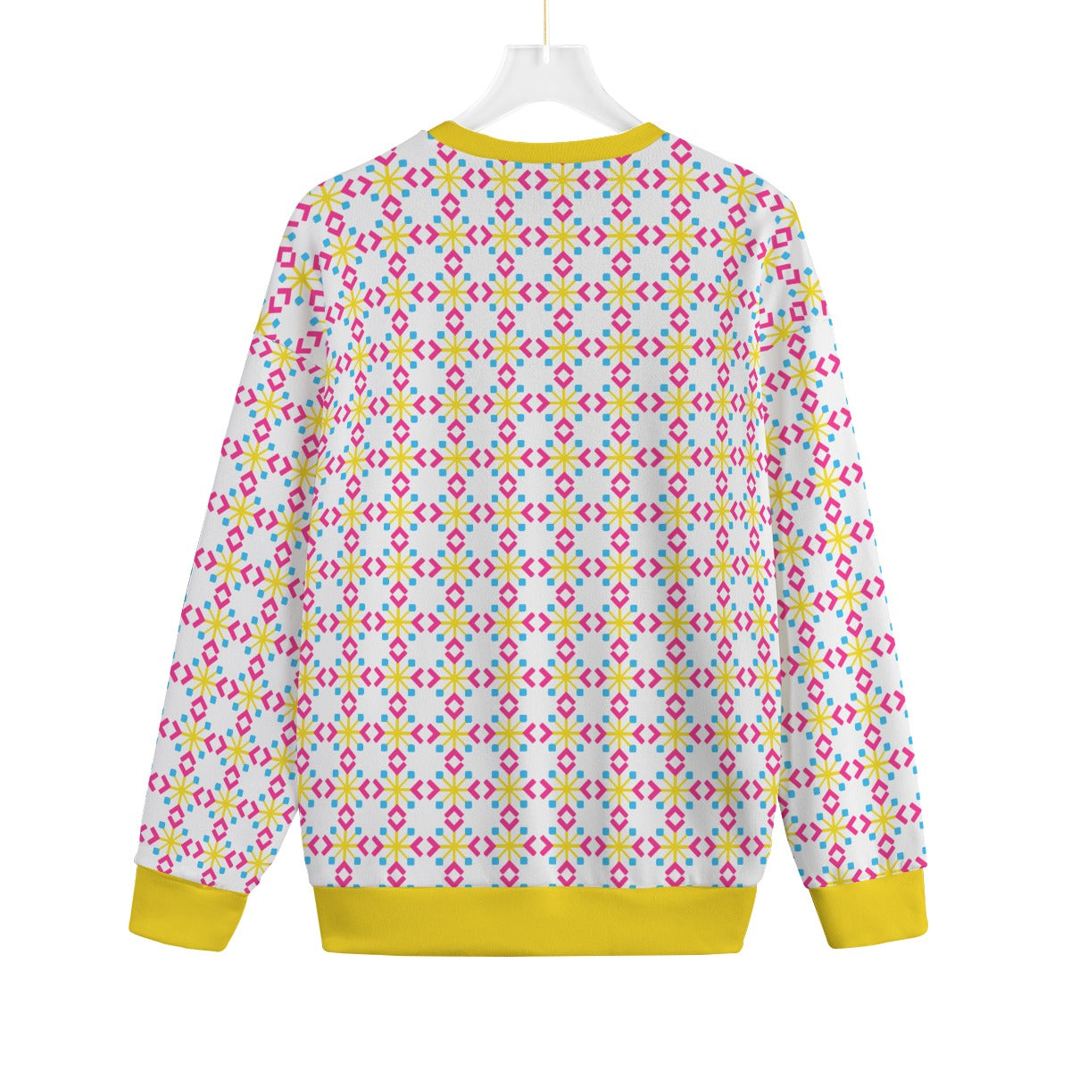 Pansexual Pride Flag Snowflake Knitted Fleece - All Genders