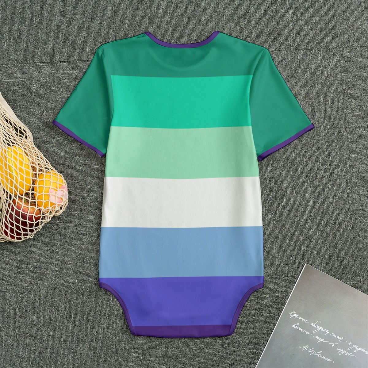 MLM  Pride Flag Adult Bodysuit