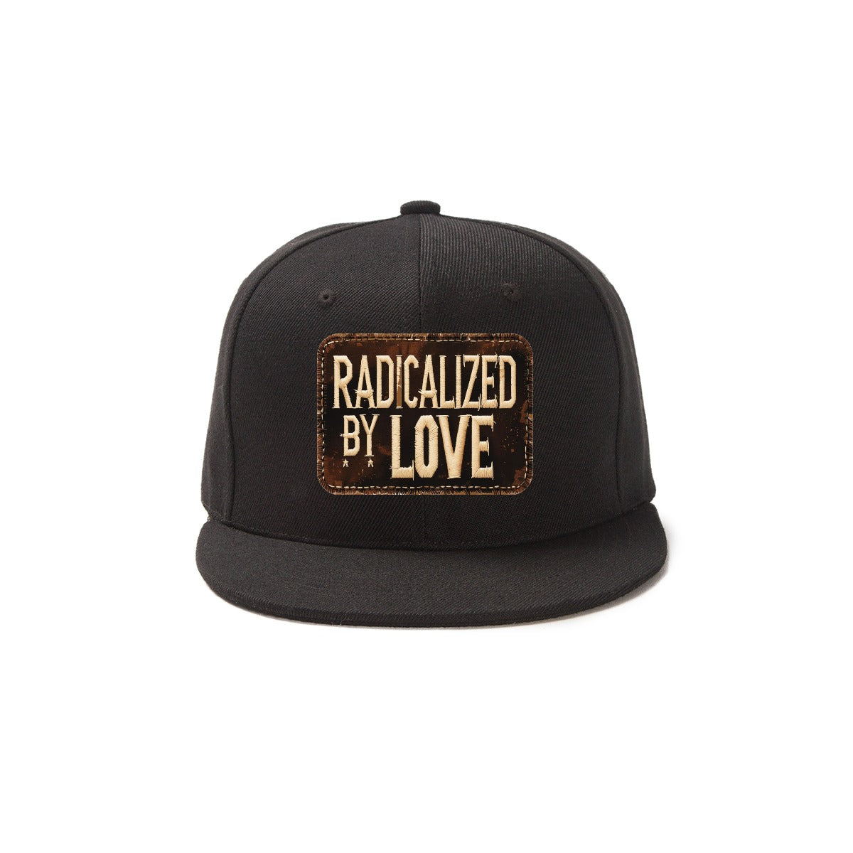 Radicalized By Love Snapback Hat with Metal Buckle