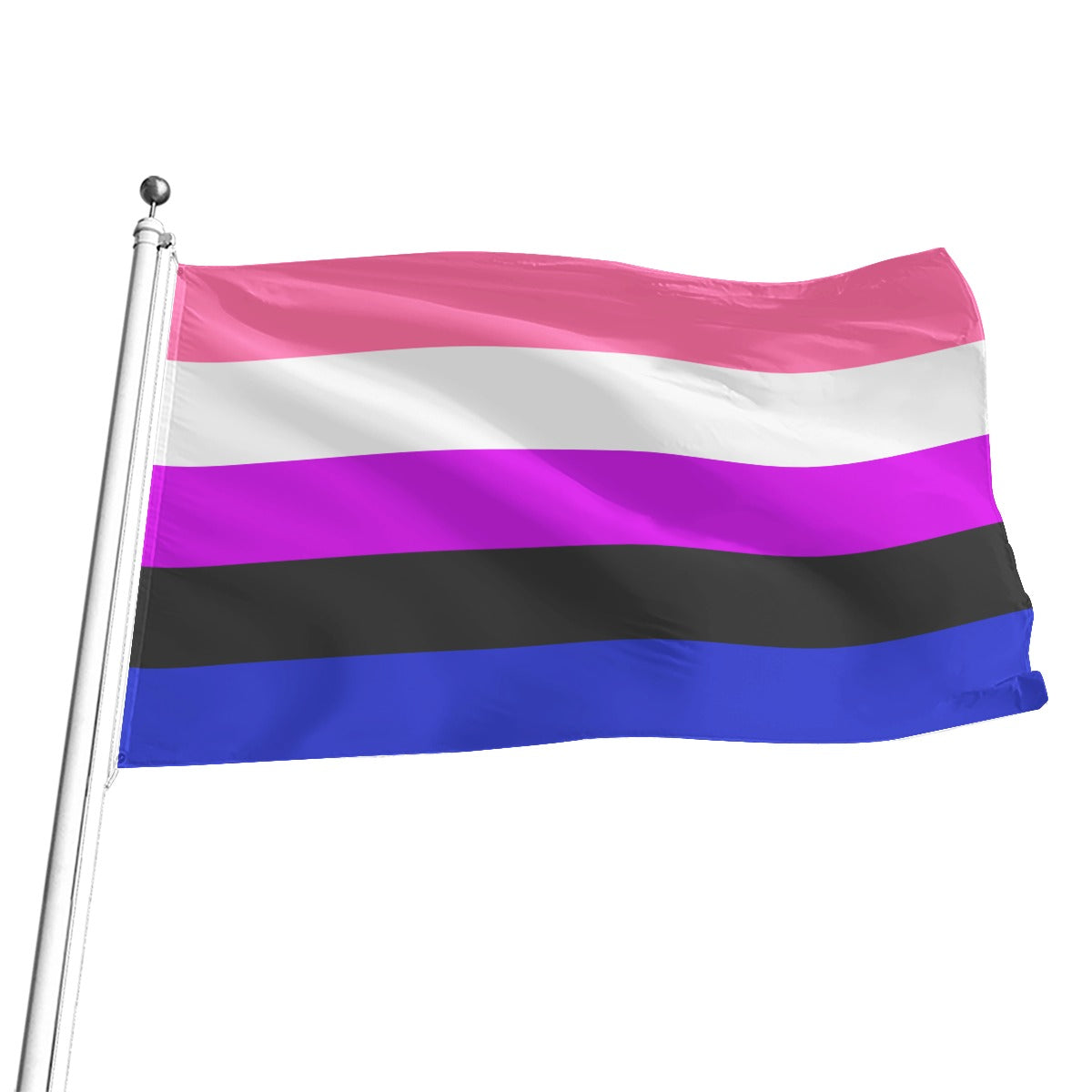 Genderfluid Pride Flag - Multiple Sizes