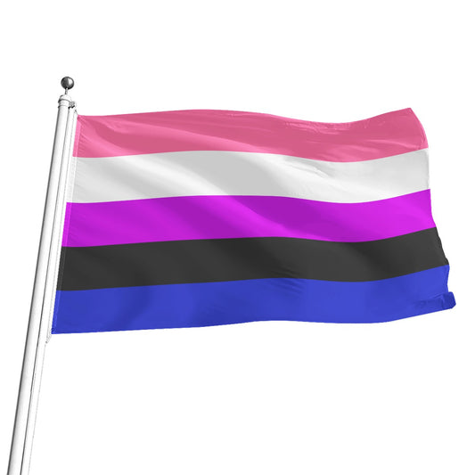 Genderfluid Pride Flag - Multiple Sizes