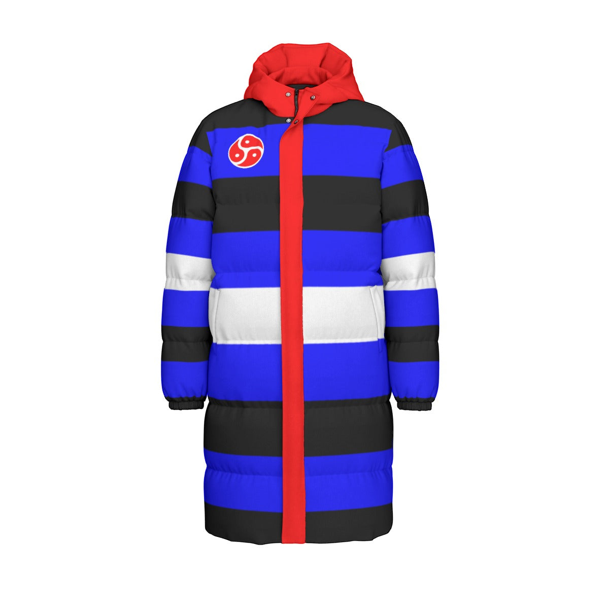 BDSM Fetish Pride Flag All-Over Print Unisex Long Down Jacket