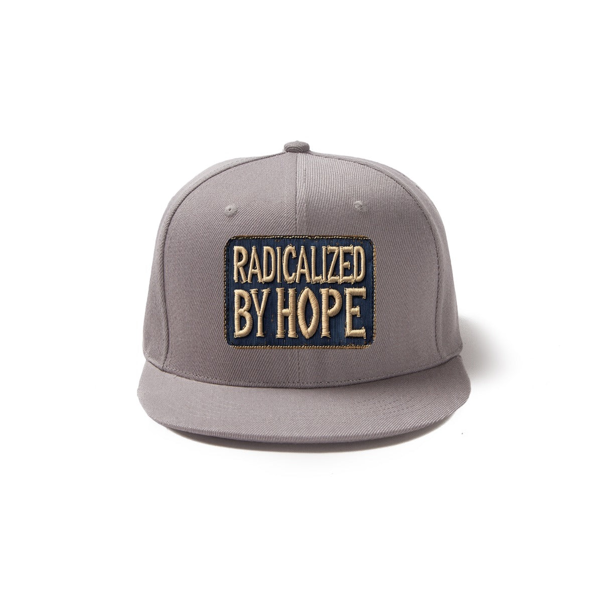 Radicalized By Hope Snapback Hat with Metal Buckle
