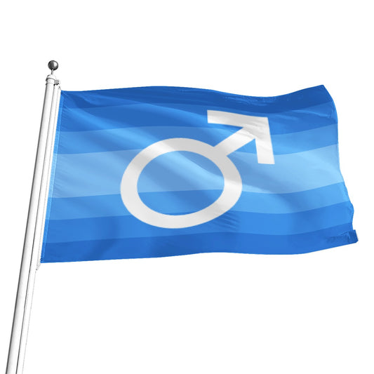 Male (cis) Pride Flag - Multiple Sizes