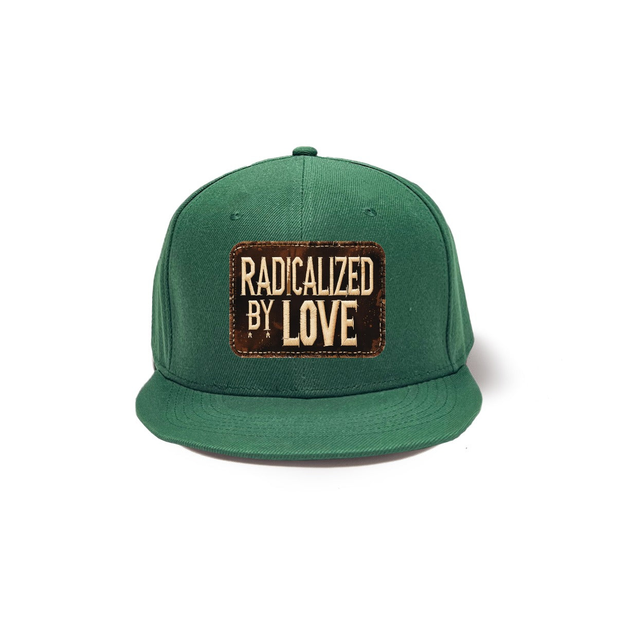 Radicalized By Love Snapback Hat with Metal Buckle