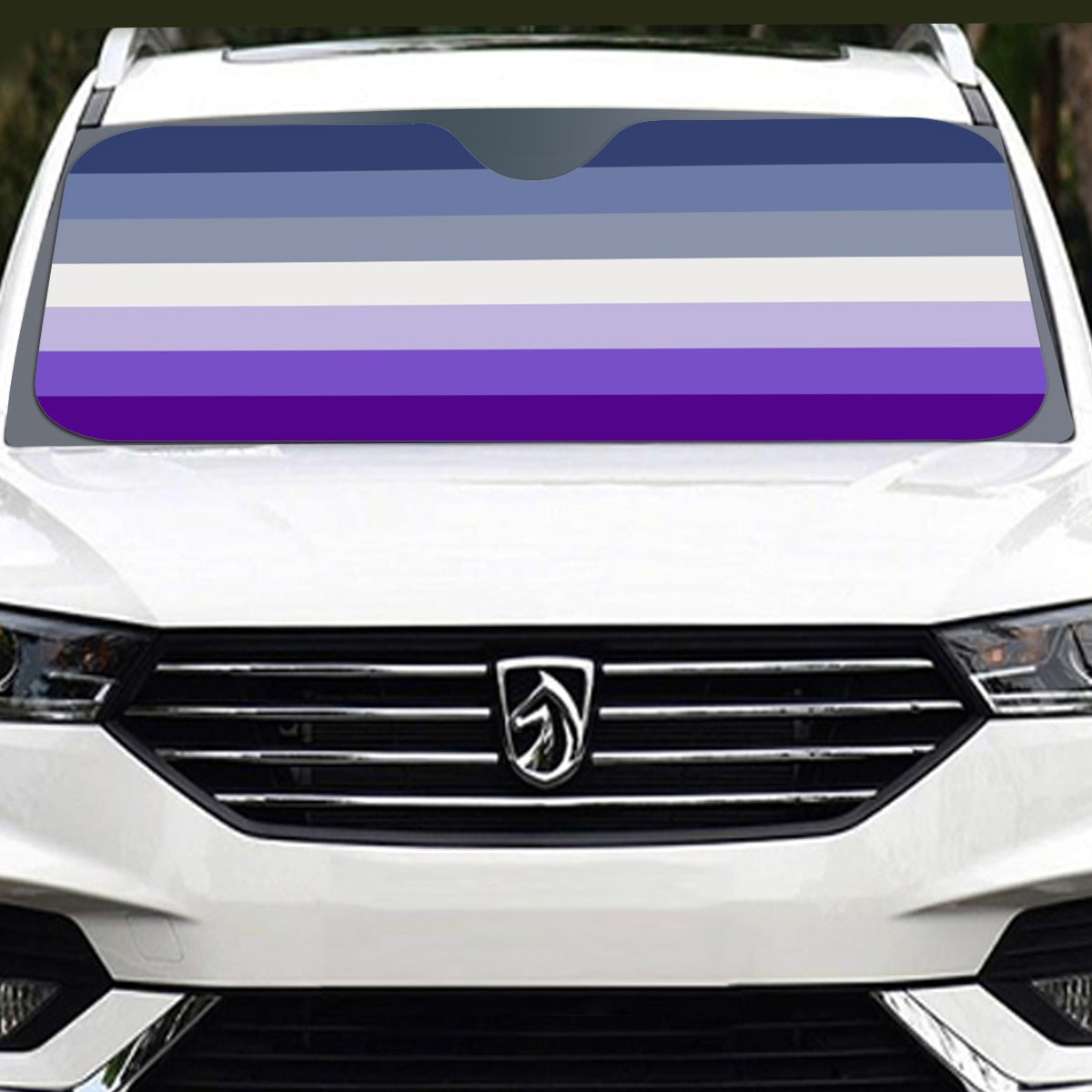 Butch Pride Flag (dorian-rutherford) Windshield Sunshade | 145 cm (57.1)