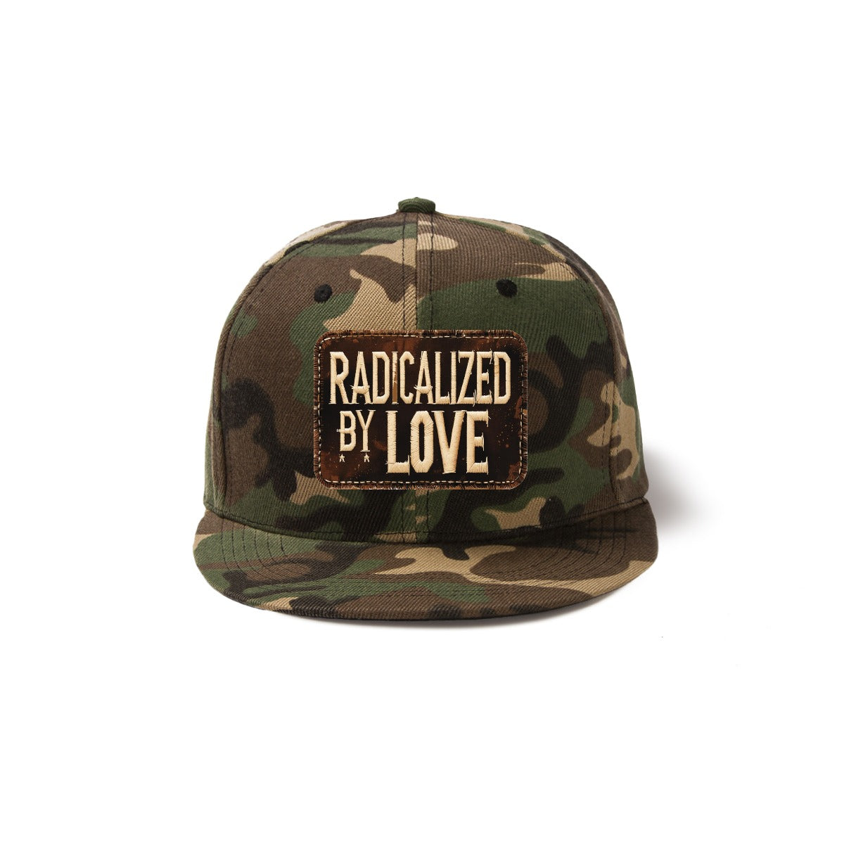Radicalized By Love Snapback Hat with Metal Buckle