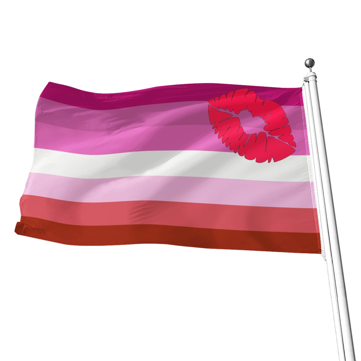 Lipstick Pride Flag - Multiple Sizes