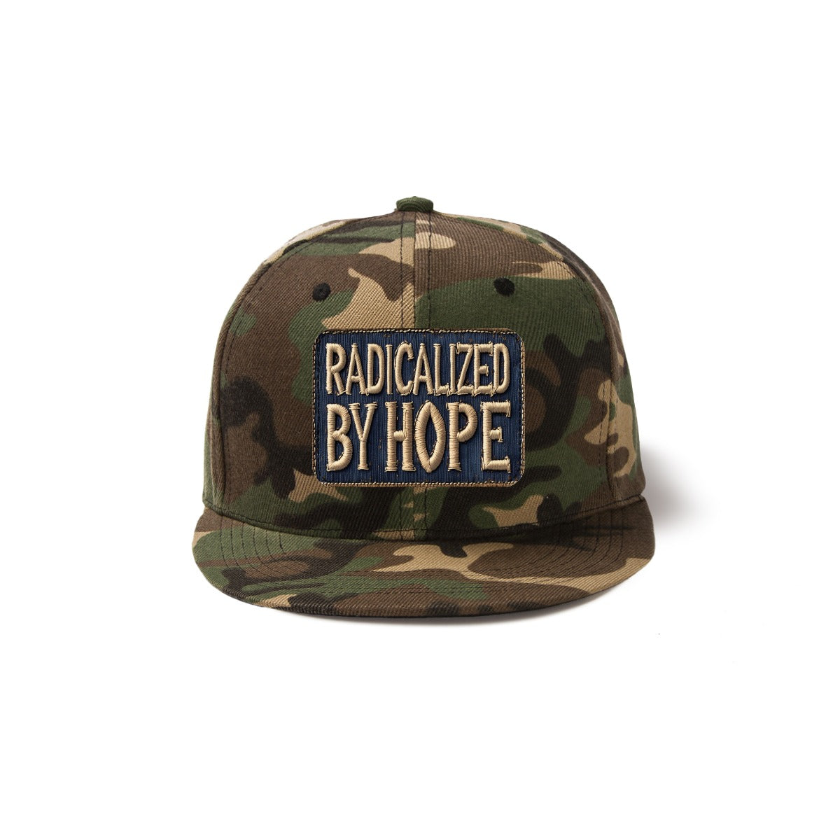 Radicalized By Hope Snapback Hat with Metal Buckle