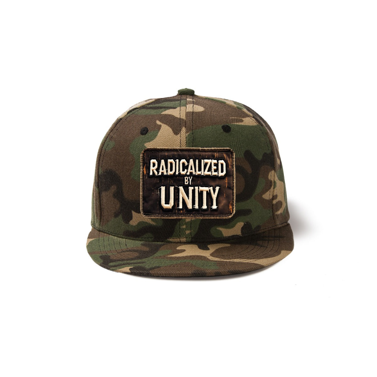 Radicalized By Unity Snapback Hat with Metal Buckle
