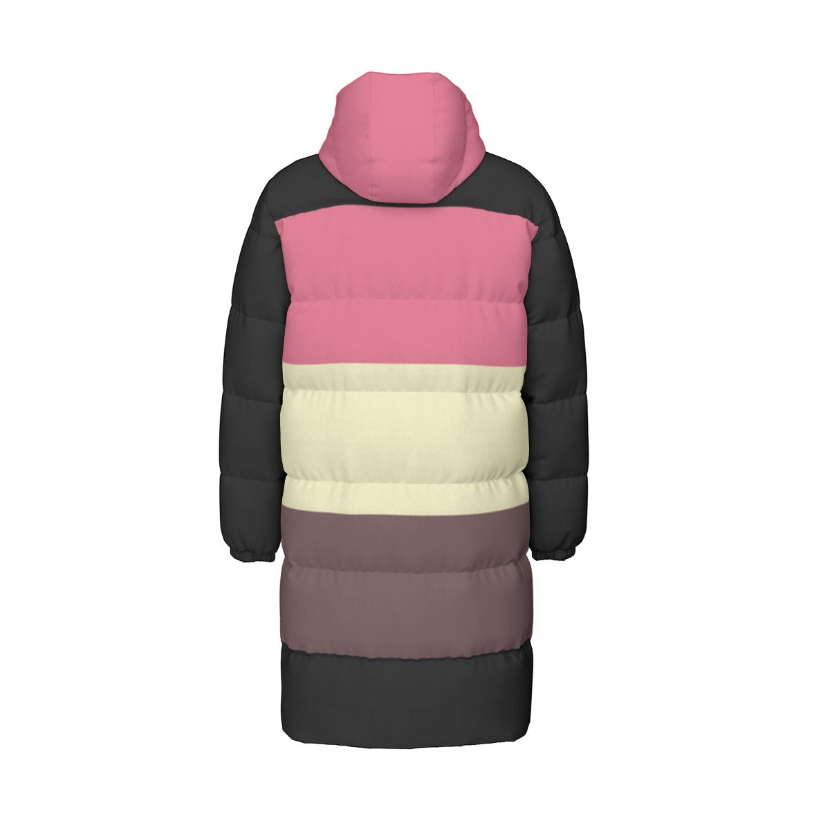 Fat Fetish Pride Flag All-Over Print All Genders Long Down Jacket