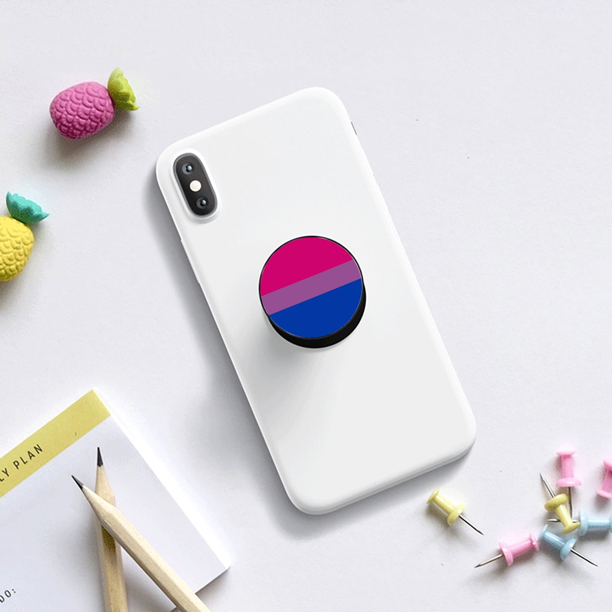 Bisexual Pride Flag Airbag Mobile Phone Holder