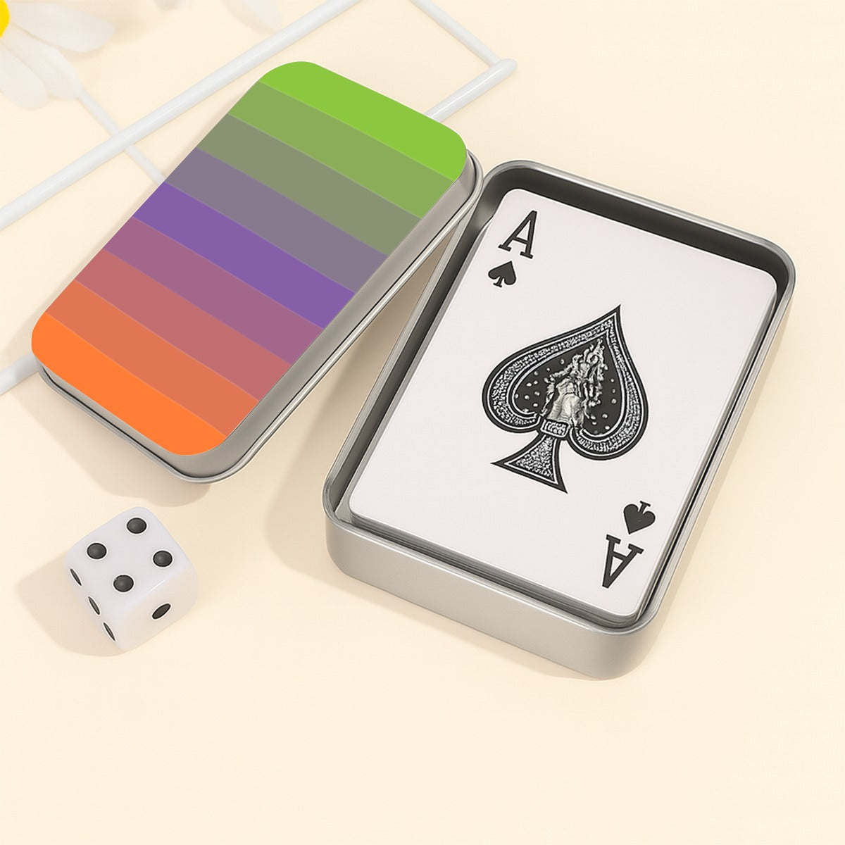 Aliagender Pride Flag Playing Cards For The USA