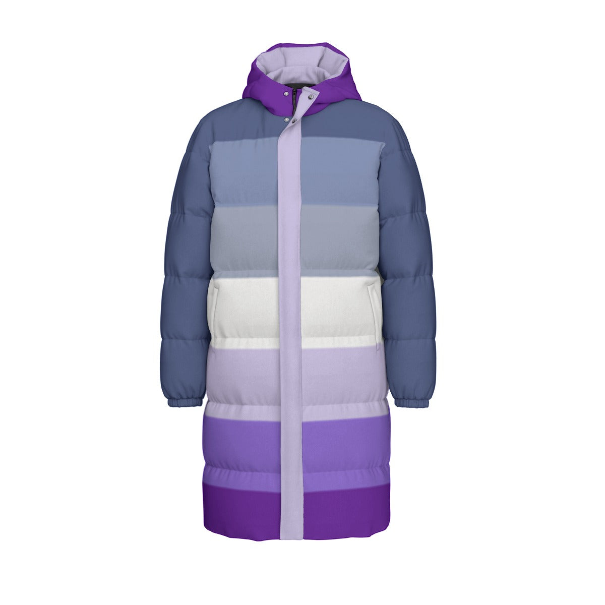 Butch Pride Flag (dorian-rutherford) All-Over Print Unisex Long Down Jacket