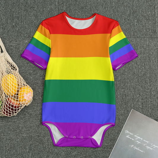 Rainbow Pride Flag Adult Bodysuit